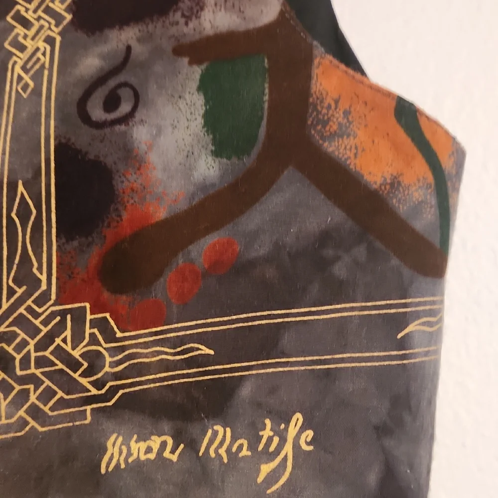 Colorful Abstract Patterned Vest - Picture 3 of 11